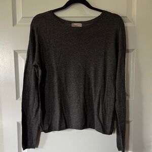 Forever 21 Charcoal Knit Top